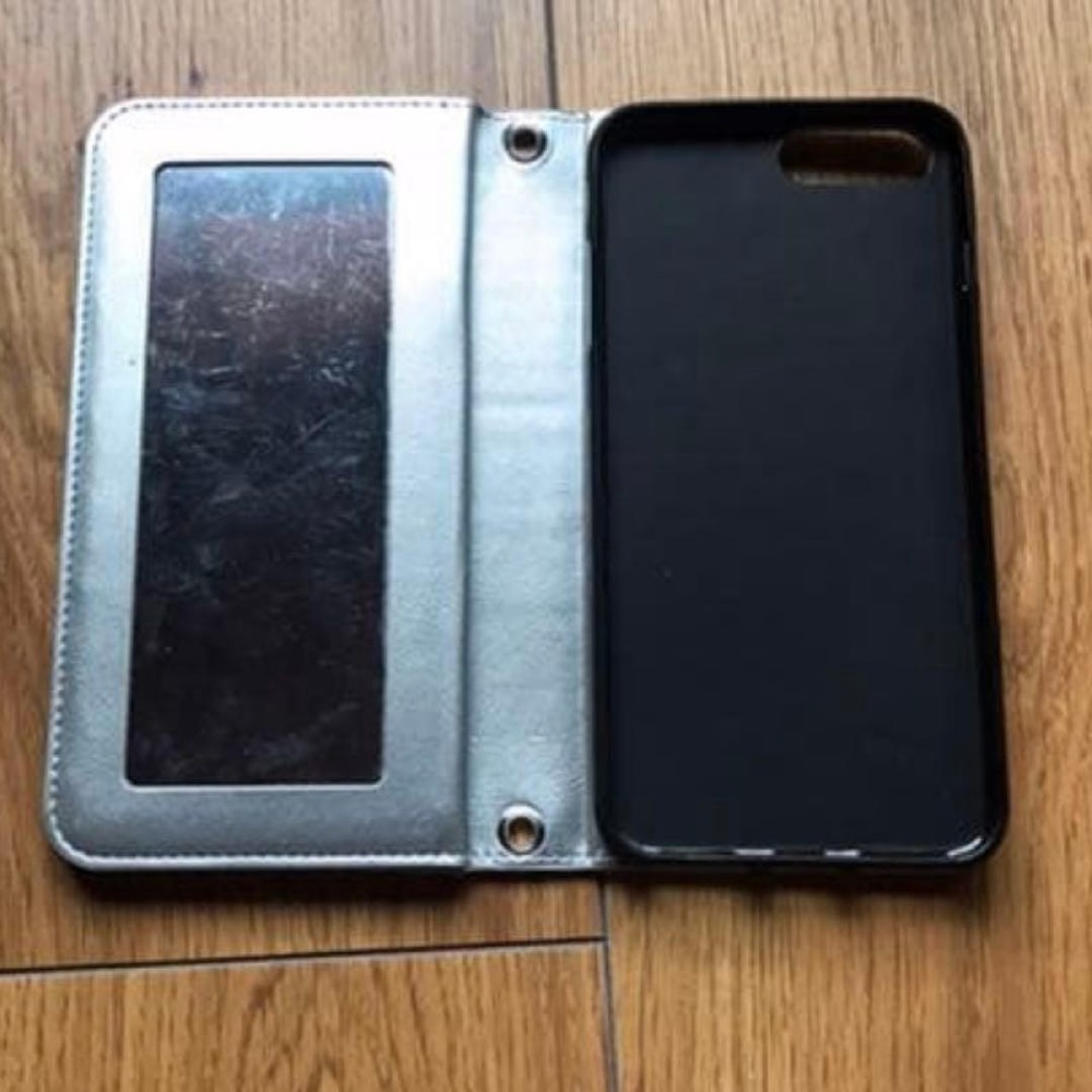 kajsa/Kaisa iPhone Case With Mirror, Silver