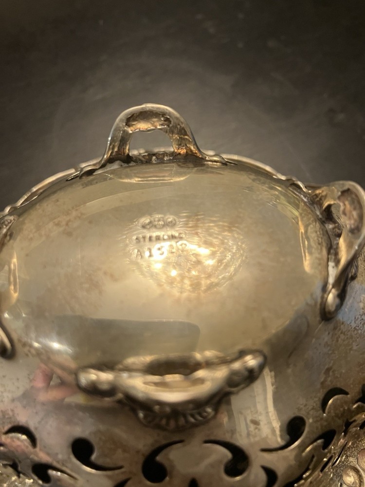 sterling silver candy dish