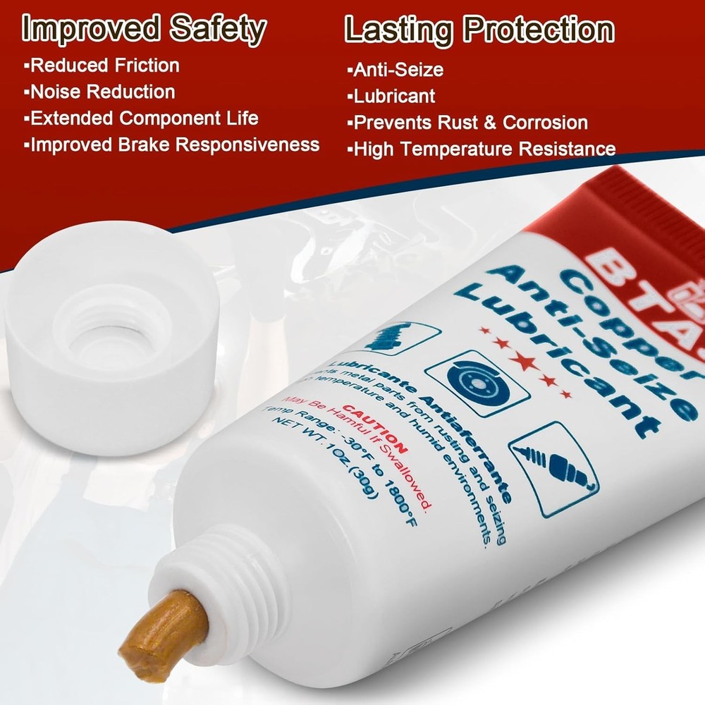 Copper Anti-Seize Compound Thread Lubricant Grease Never Antiseize High Temp