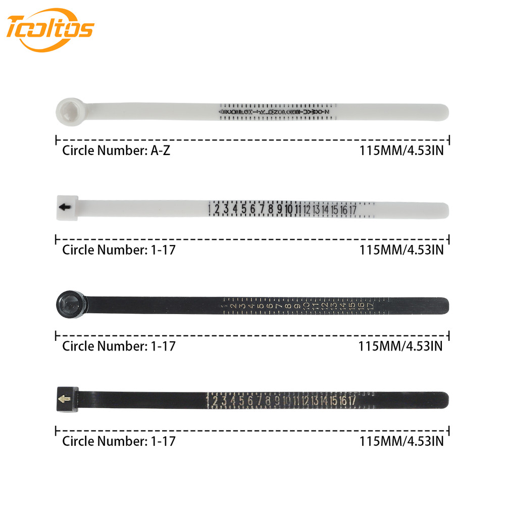 Ring Sizer Kit 6 Pcs Ring Mandrel Set Stainless Steel Ring Measuring Too