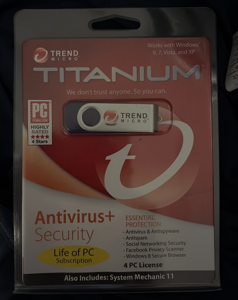 Trend Micro Titanium Antivirus+ Security software