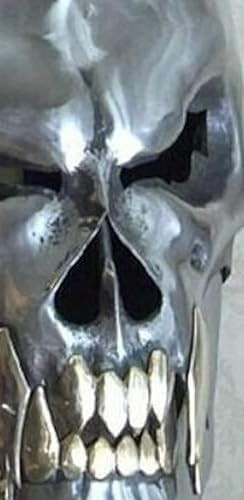 Handmade Medieval Armor Helmet – Demonic Ghost Face Skull Design - Unique Devil