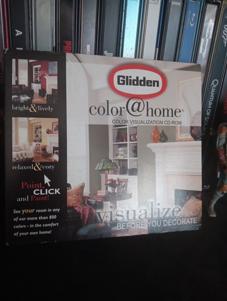 Glidden: Color @ Home II Virtual Paint Software PC CD-ROM for Windows 98/ME/2000