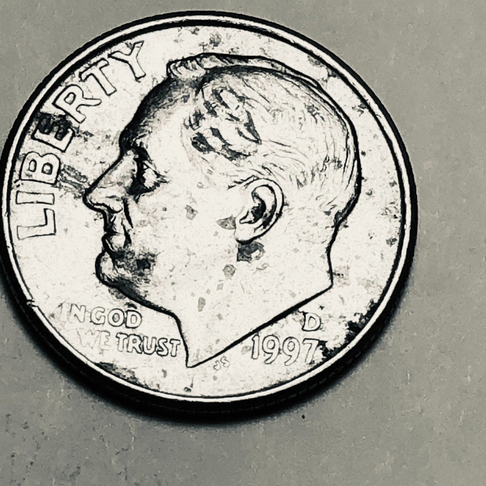 1997 D Roosevelt dime