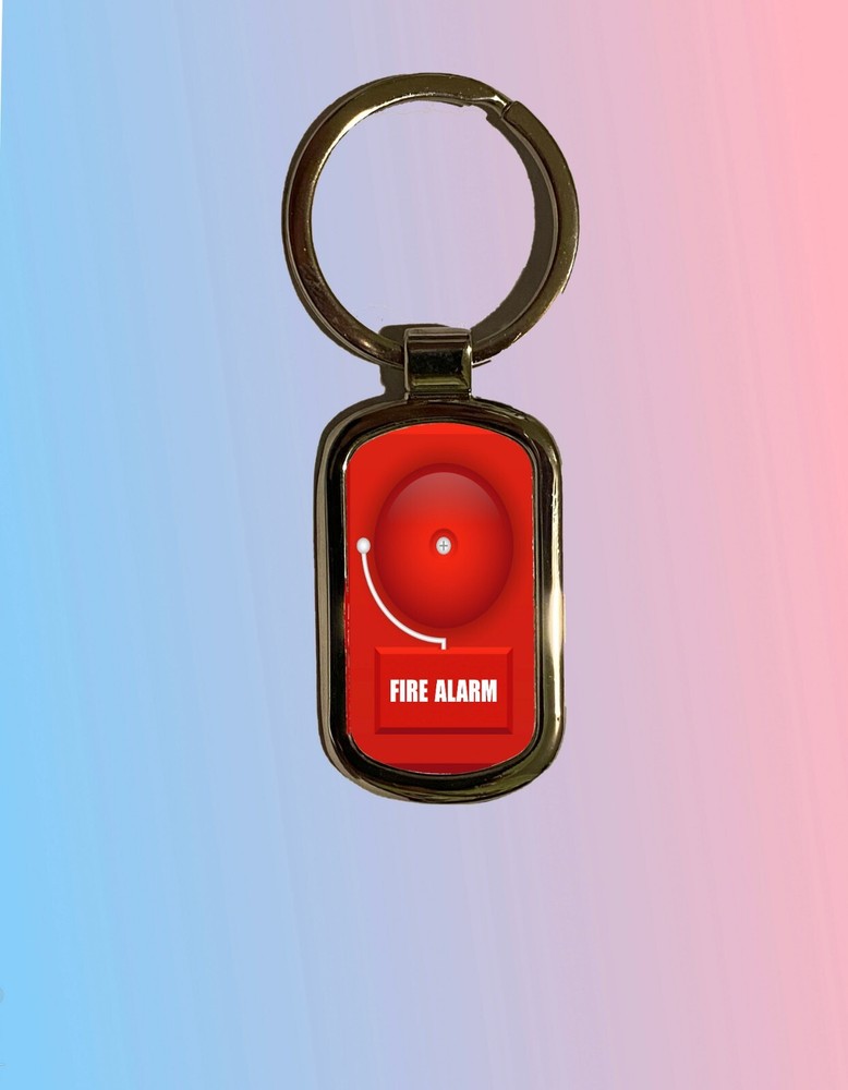 Firefighters fire alarm style  Key Chain