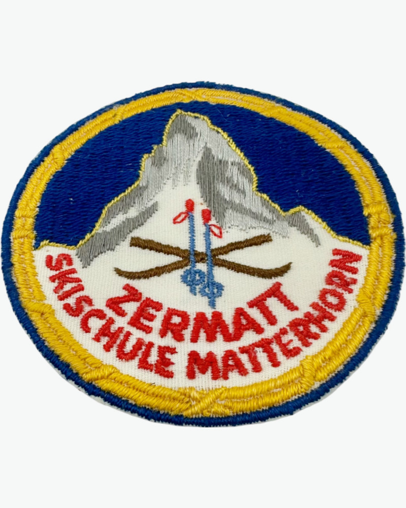 Vintage Zermatt Ski Skischule Matterhorn Blazer Patch
