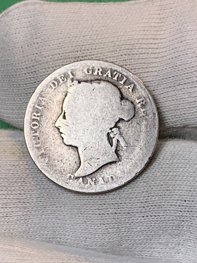 1893 Canada Silver 25 Cents (A1965)