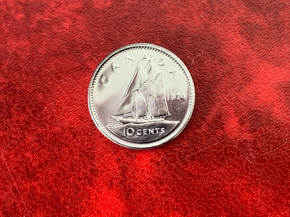 Canada 10 Cent 1974 Specimen Coin-Uncirculated