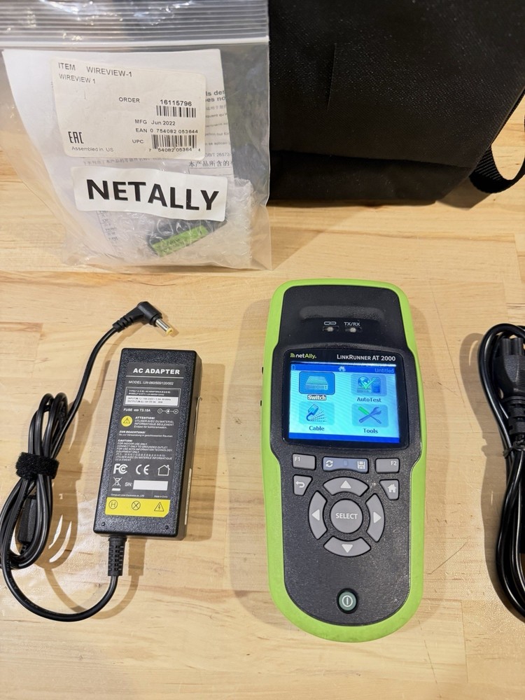 NETALLY LINKRUNNER AT 2000 NETWORK TESTER (LRAT-2000) (SHIPS FAST) TESTED