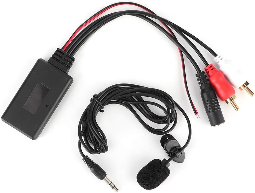 Bluetooth AUX Module 2 Cable Adapter with Hands- Microphone 12V