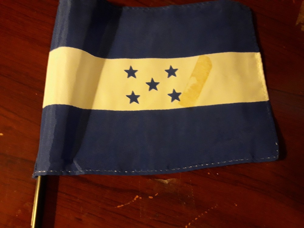 HONDURUS - INTERNATIONAL WORLD FLAG for "HELD HAND" - VERY GOOD CONDITION