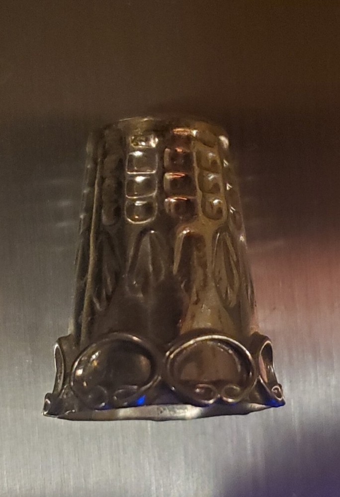 Vintage Mexico Sterling Silver Thimble 3.9 grams