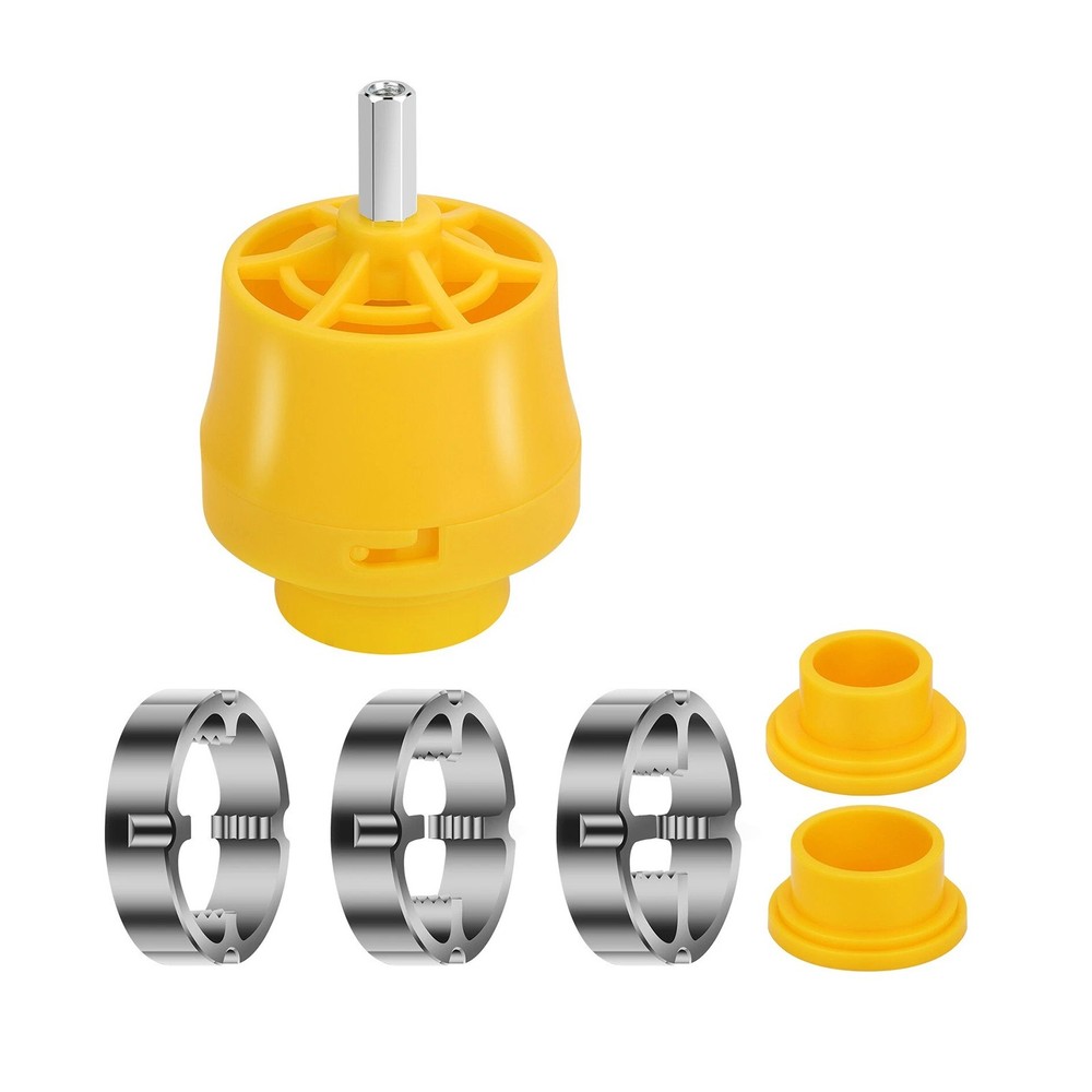 PVC Thread Maker Tool Pipe Threader with 3 Dies for Electric Drill DIY Plumbing