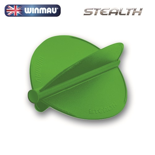 WINMAU STEALTH  PEAR SHAPE FLIGHTS  GREEN..