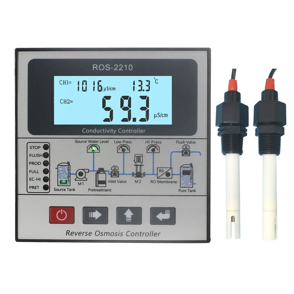 RO Reverse Osmosis System TDS Conductivity Controller Control Panel Online