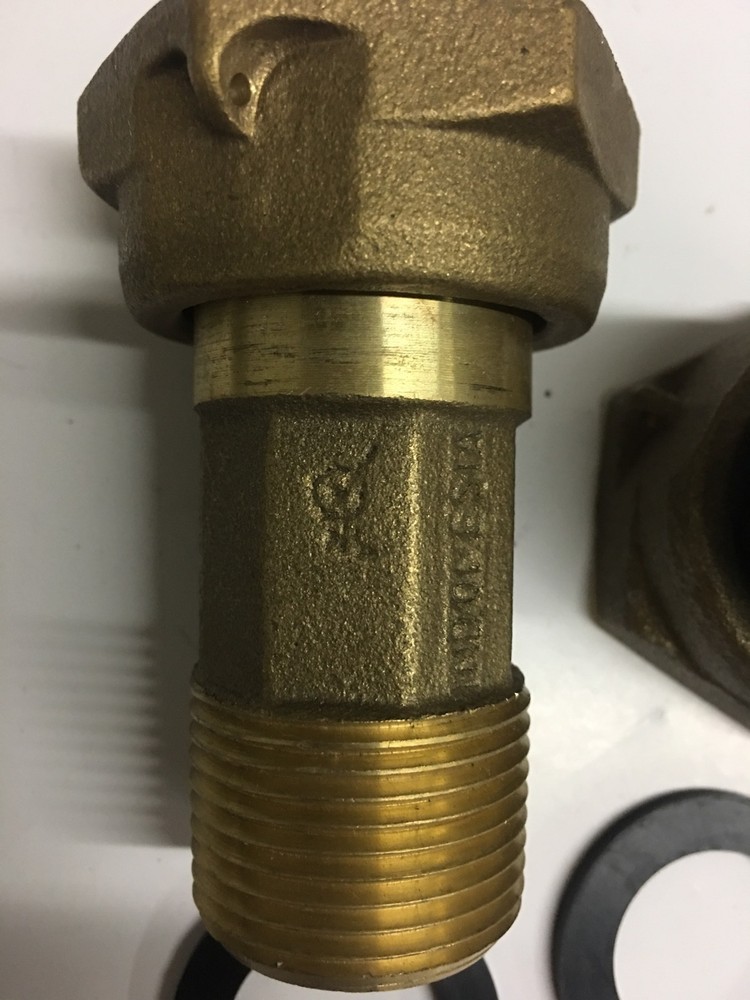 1" Tailpiece Length Meter Coupling Lead-Free