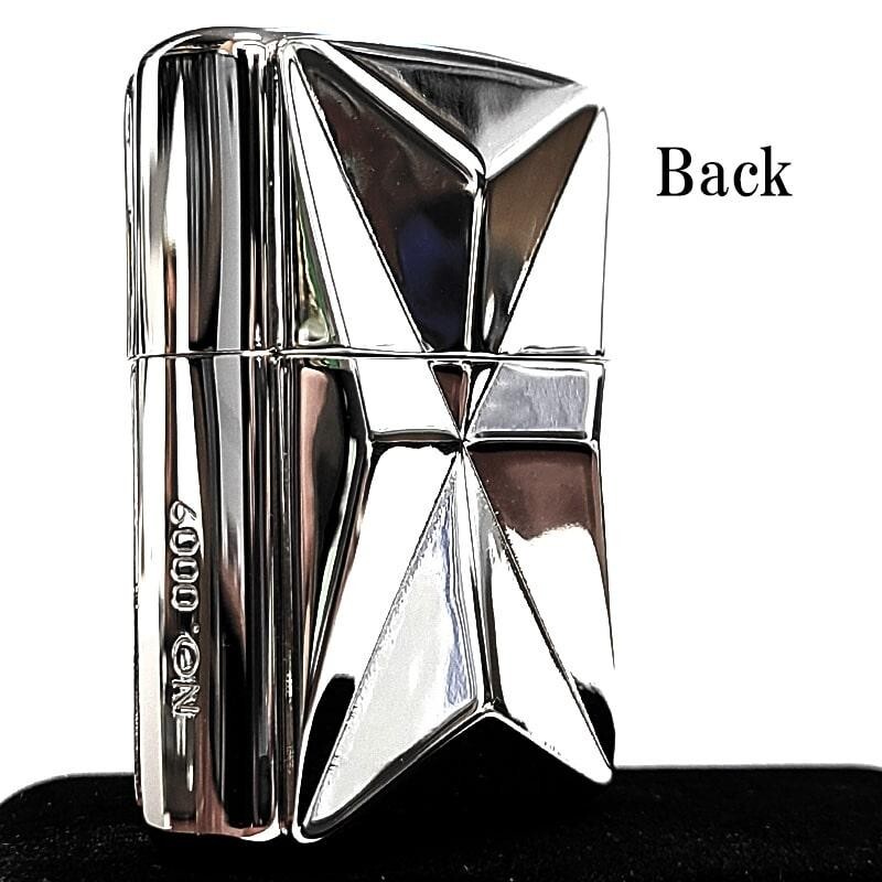 Zippo Luxury Metal Silver Mirror Finish 2 Sided Processing Limited Serial Number