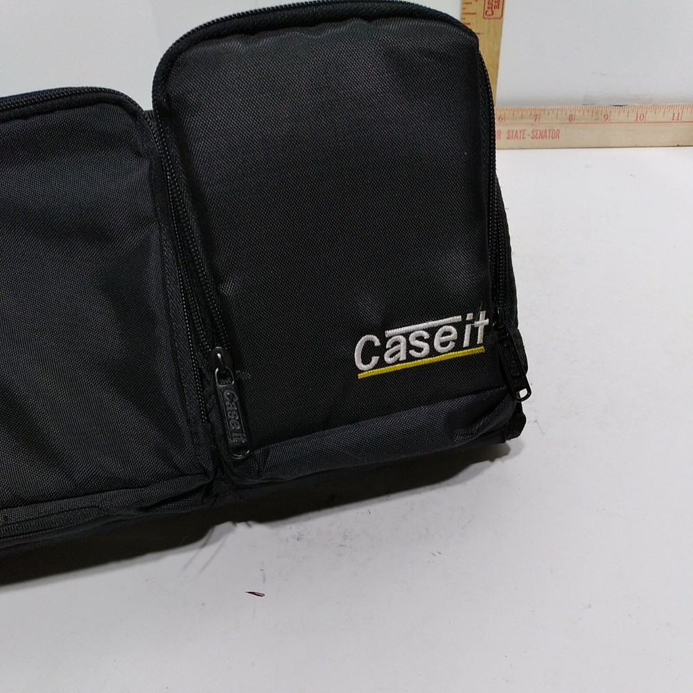 Vintage Case It CD Case Holder Organizer Black