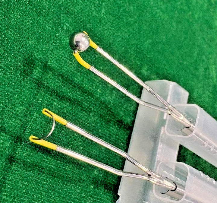 2pc Hysteroscopy Monopolar Cutting Loop & Ball Electrode 4mm Reusable Instrument