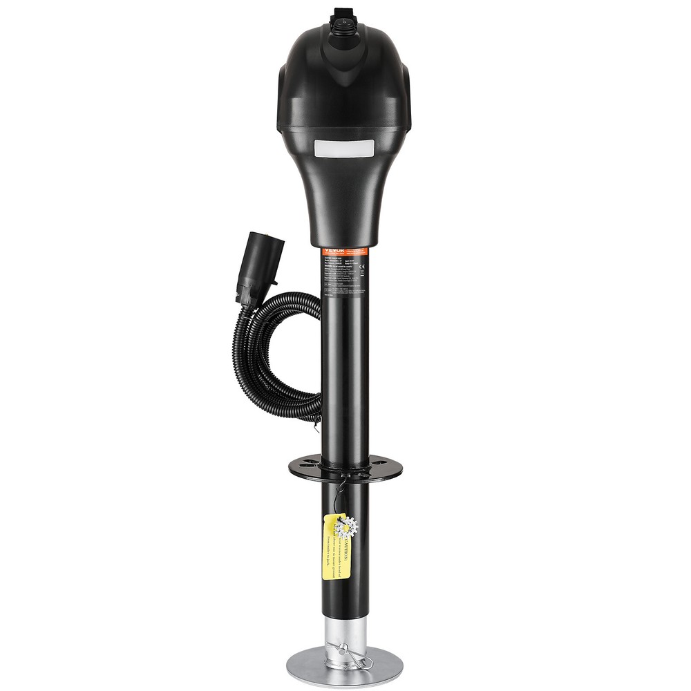 Electric Trailer Jack 3500 lbs Power Tongue Jack for RV Trailer & Camper Black