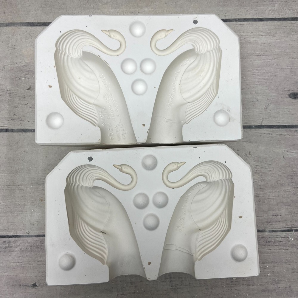 Atlantic Mold Ceramic Casting Mold Double Swan #A1399