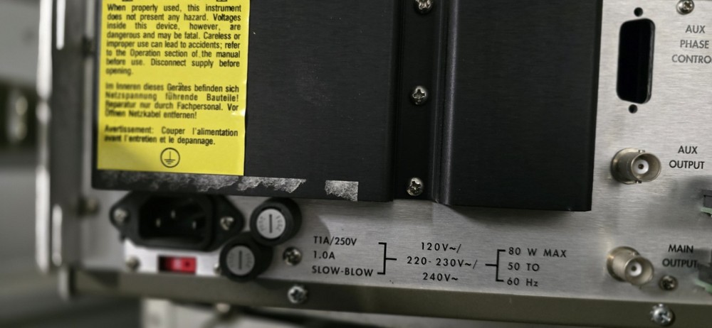 Programmed Test Sources PTS D500 Frequency Synthesizer 1–500 MHz (Varian...