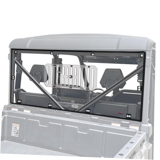 UFORCE Vented Rear Windshield, UFORCE 1000 Back Window Compatible with Clear