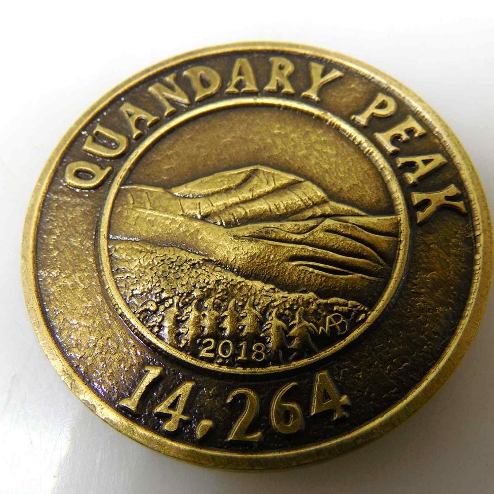 QUANDARY PEAK CHALLENGE COIN