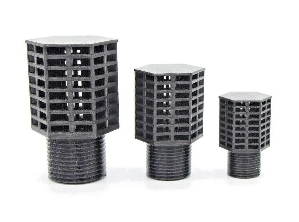 Bulkhead Screen Fitting for Aquariums and Hydroponics