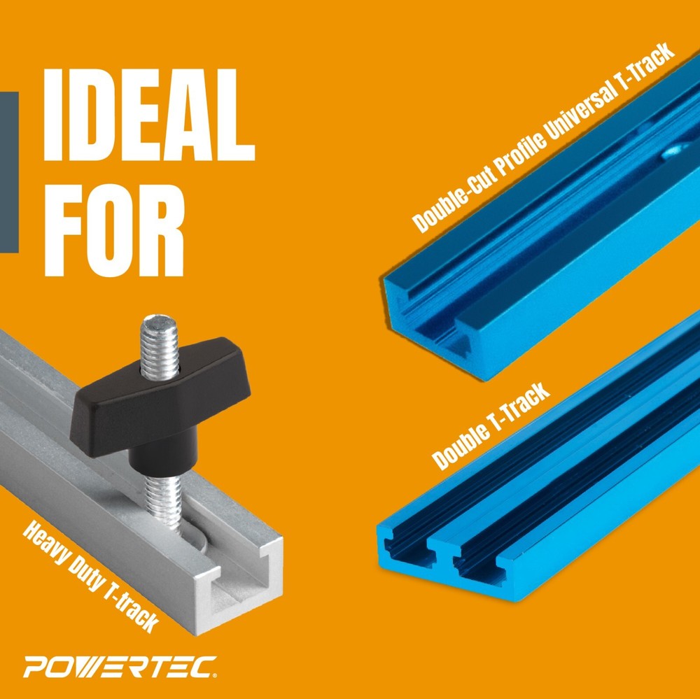 128 piece Jig Fixture T-Track Hardware Kit 5/16-18 Threads, Knobs (71128)