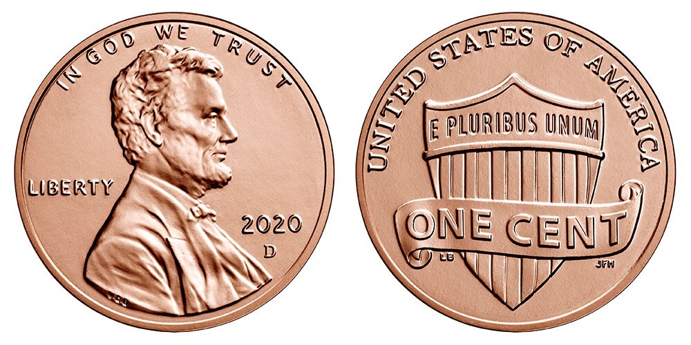 2020 D LINCOLN PENNY - 1c Lincoln Shield theme ** ON HAND **