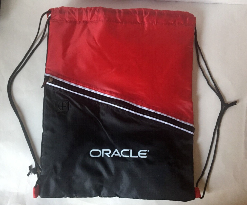 Oracle Corporation 13" x 16" DRAWSTRING BACKPACK Sackpack