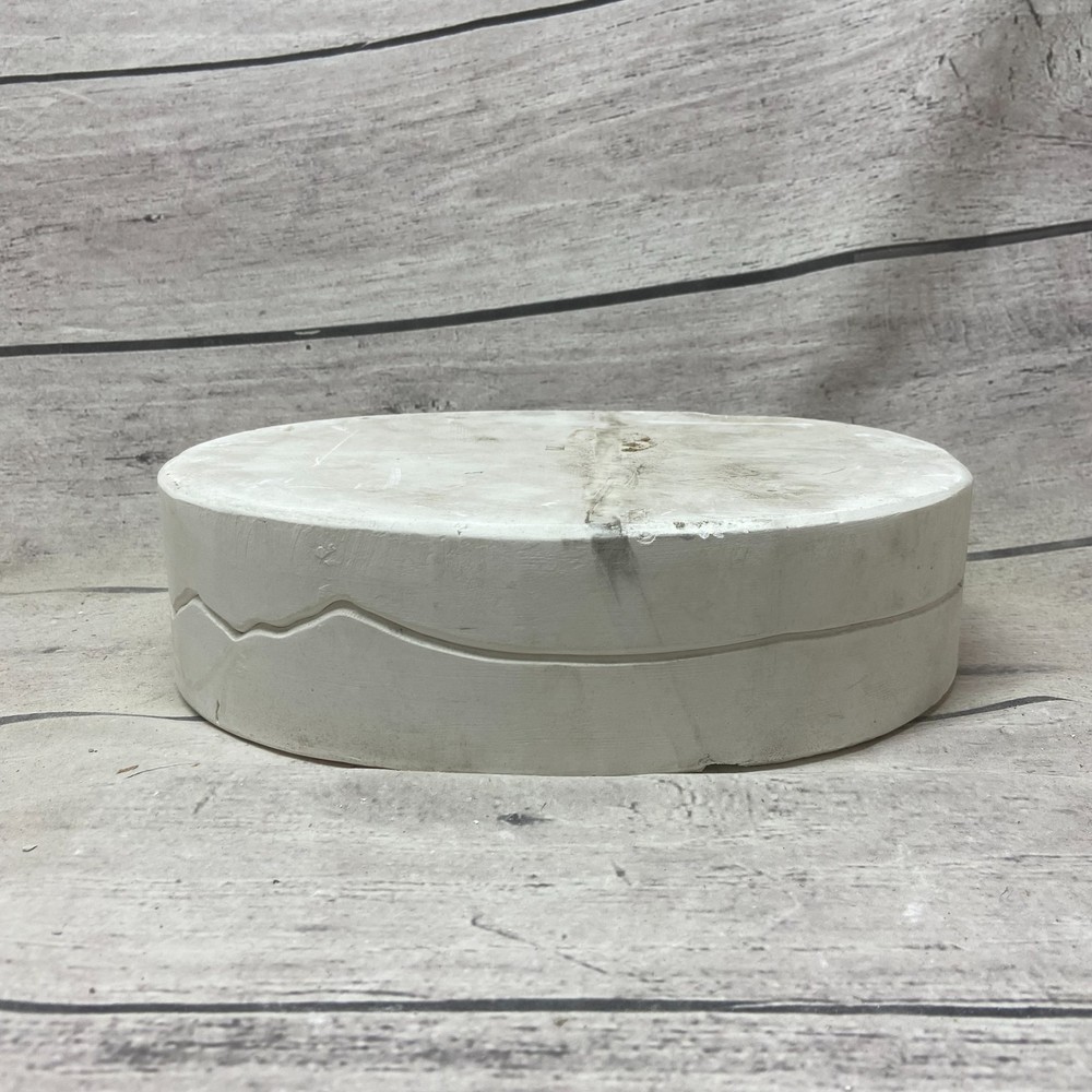 Unbranded Ceramic Casting Mold Medium Oval Shape Jewel Box