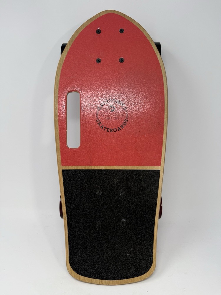 Kryptonics Skateboard 18” Short Board - Red/ Black Wheels -Used