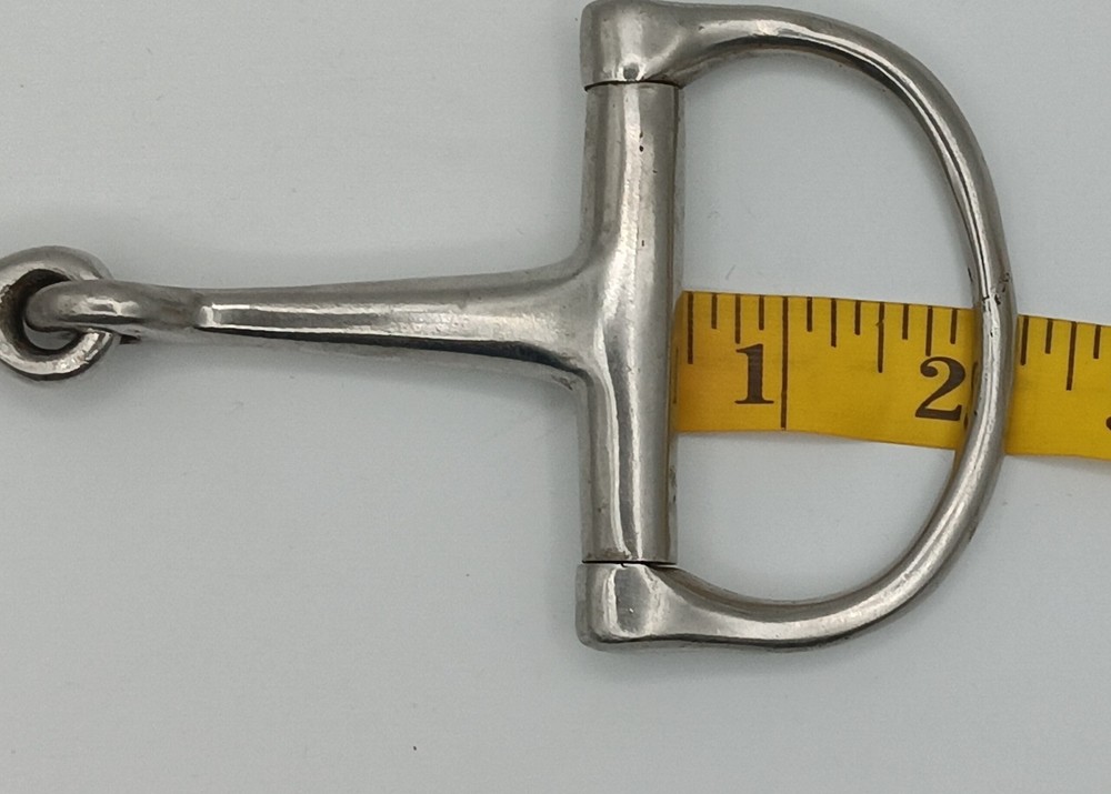 Stainless Steel D-Ring Snaffle Bit