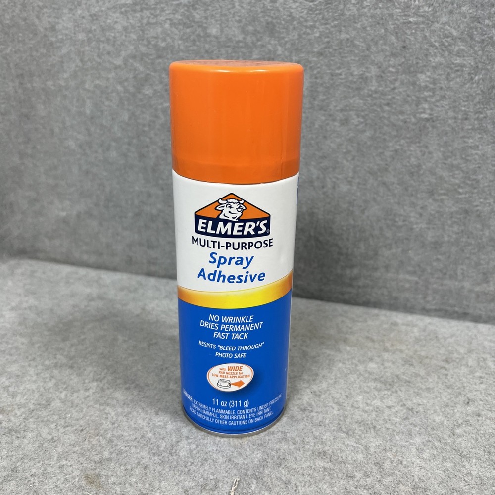 Elmer's E451 11 oz Dries Clear Multi-Purpose Spray Adhesive New