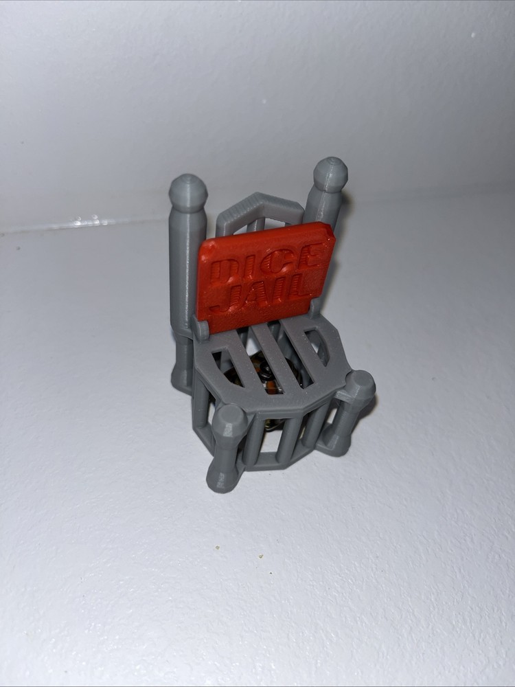 Dice Jail And Throne For gaming D&D 3d Printed New