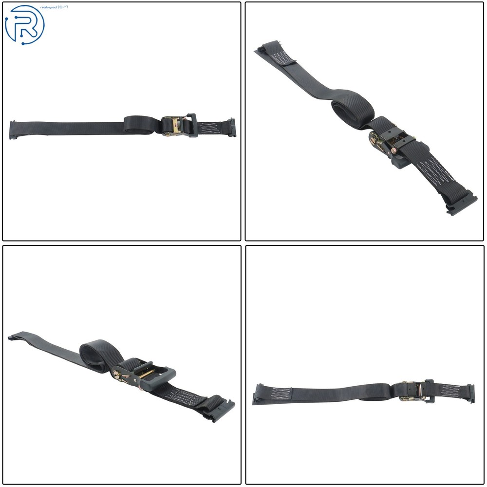 2 Pack E Track System Secure Cargo Durable For Trucks Vans 9' Ratchet Strap