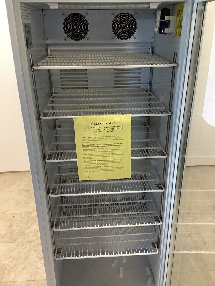CorePoint Scientific White Diamond Compact Laboratory Refrigerator Glass Door