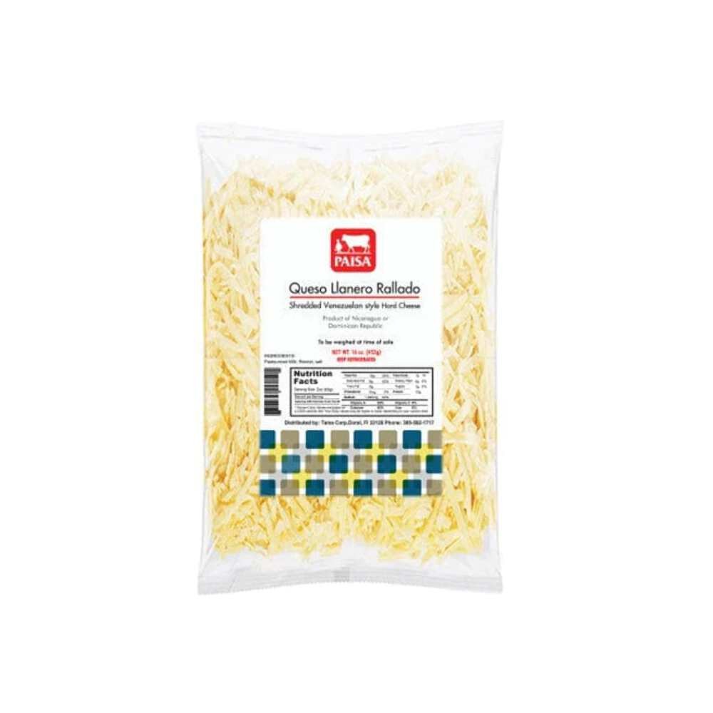 2 Pack Grated Llanero Cheese - 1 Lb - PAISA