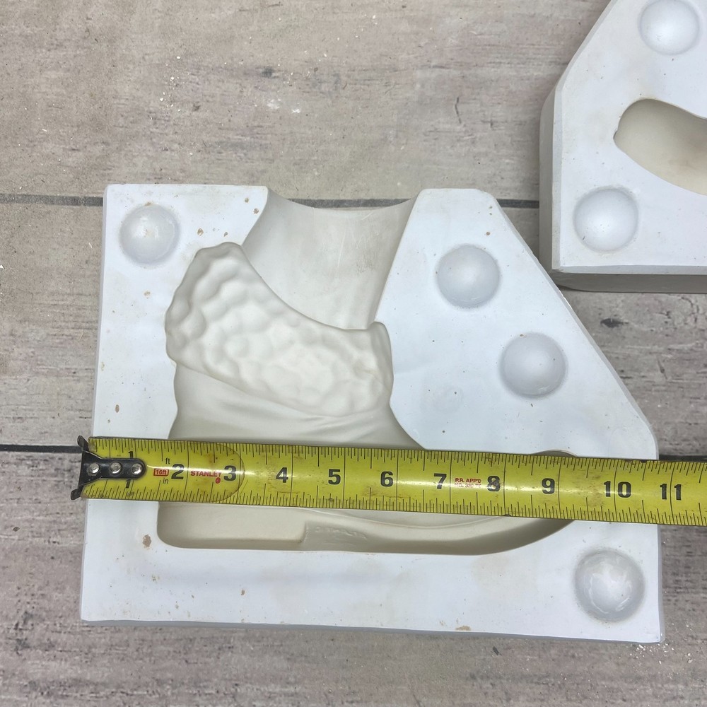 Atlantic Mold Ceramic Casting Mold Quilted Cuff Winter Boot