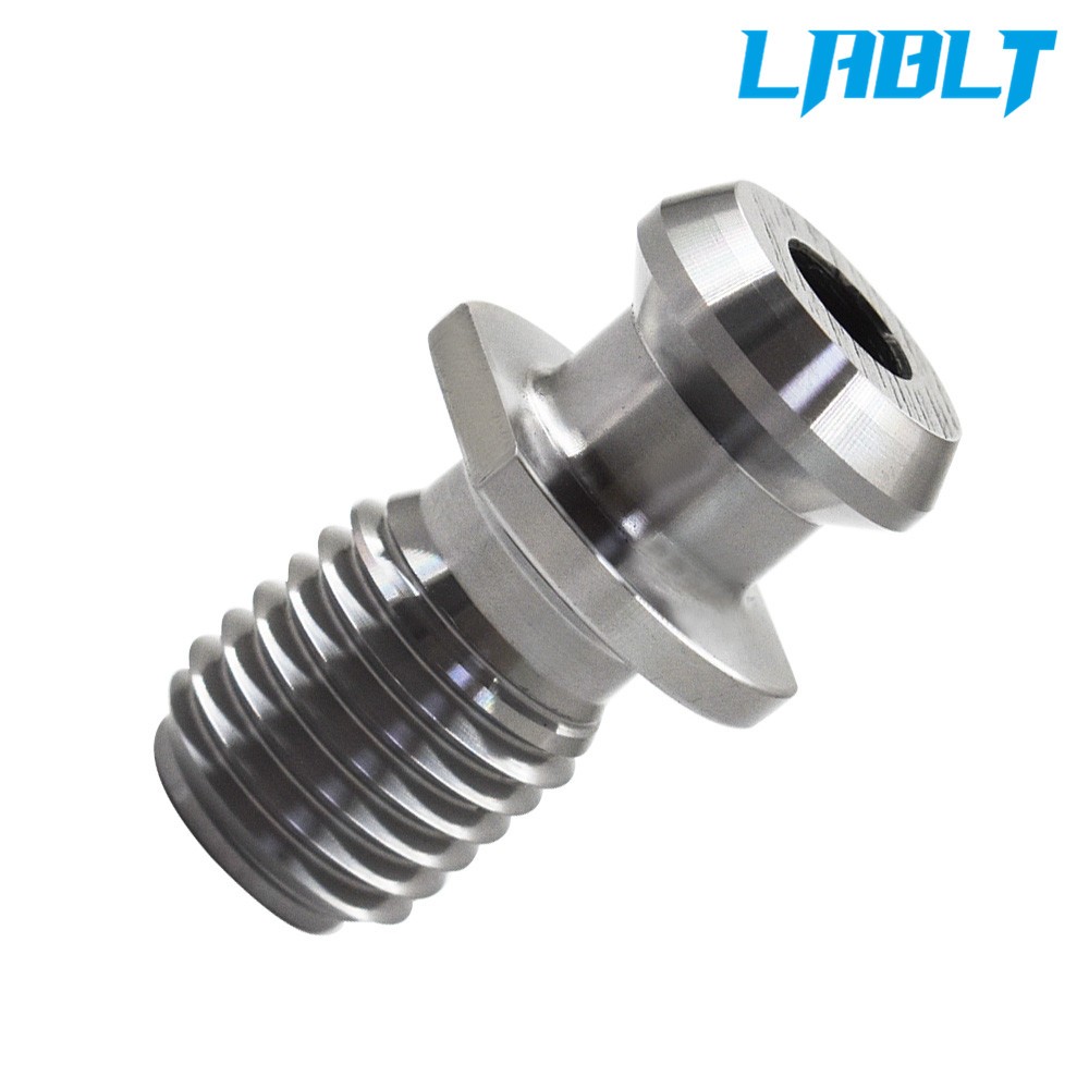 LABLT 10Pcs CAT50 45°1.140" Pull Stud Coolant Thru Retention Knob for Mazak
