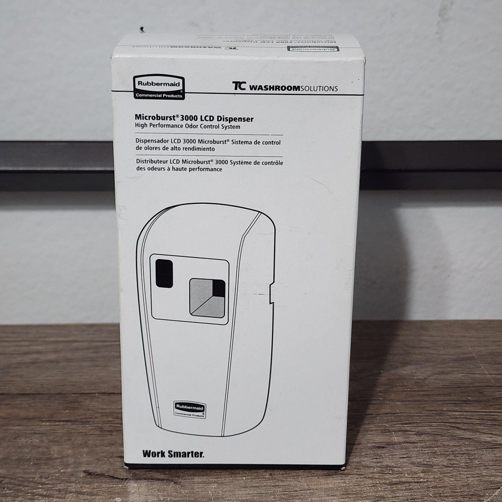 Rubbermaid Microburst 3000 LCD Dispenser High Performance Odor Control System