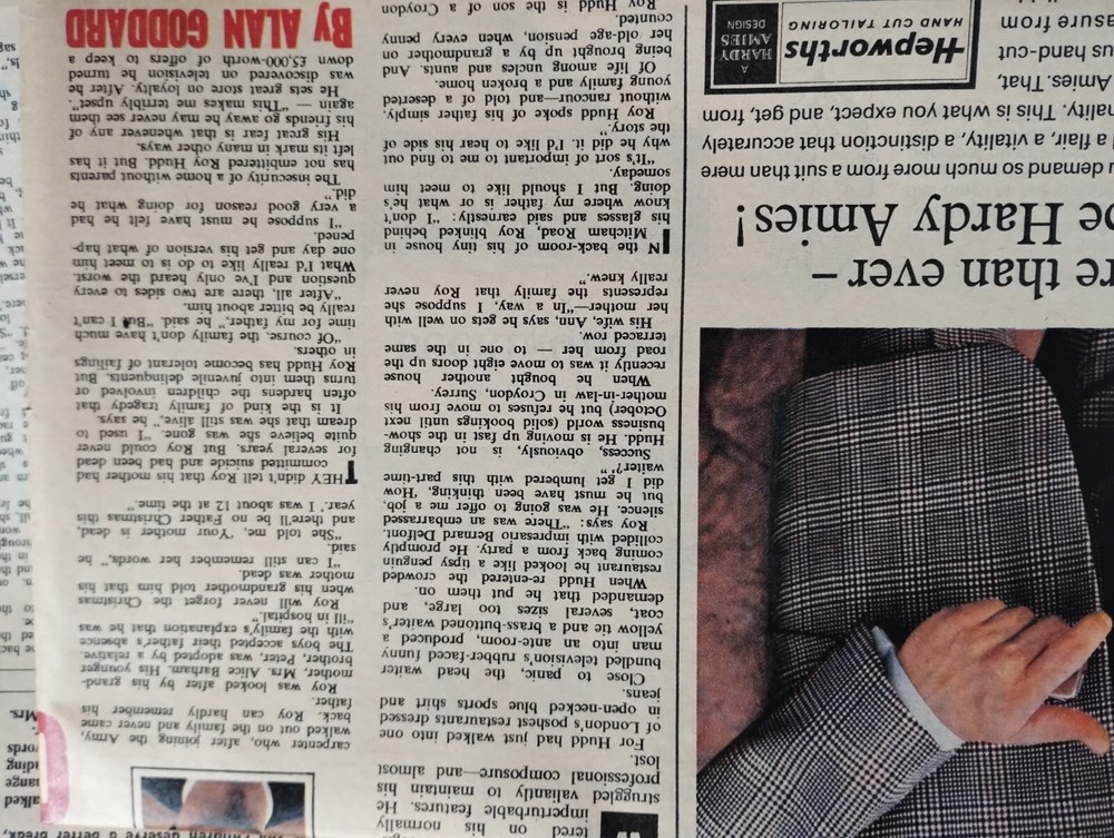 Kvc76 Ephemera 1965 Article Roy Hudd