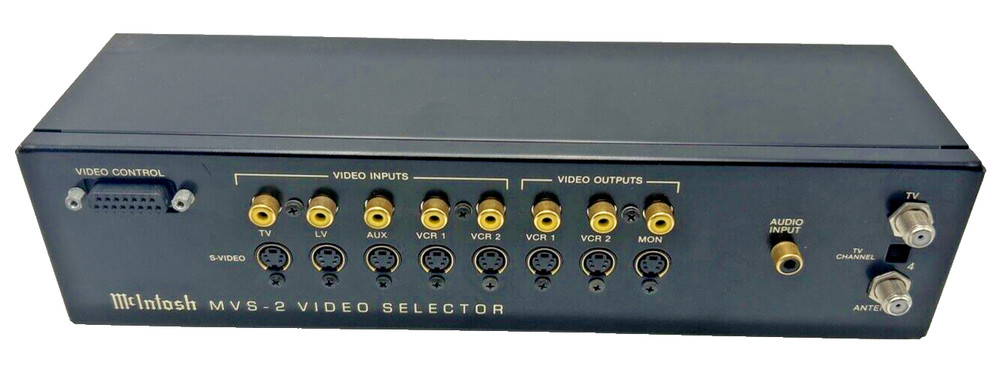 MCINTOSH MVS-2 VIDEO SELECTOR VIDEO CONTROL CENTER ADAPTER