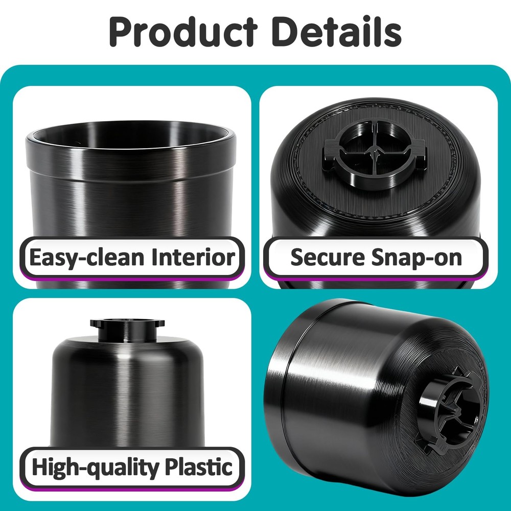 Cup Holder Replacement for Car Seats, Easy Snap Installation, Durable 2Pack