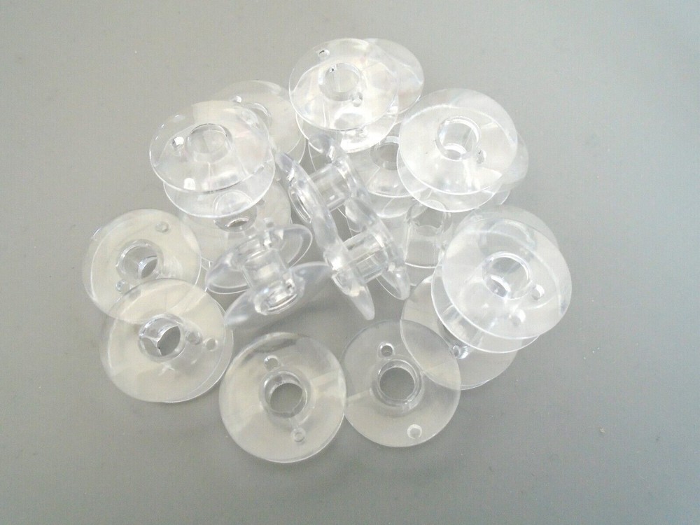 10 Plastic Sewing drop-in Bobbins for Singer 66 Class