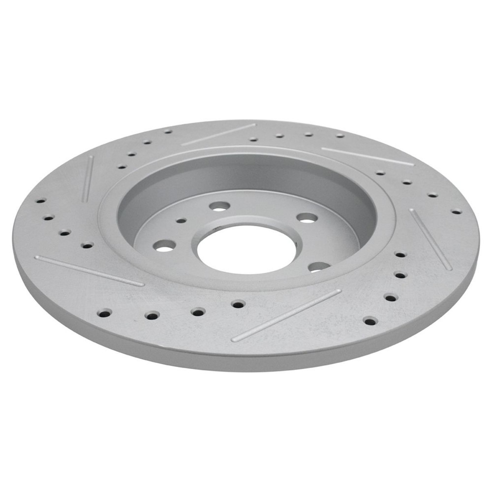 Front & Rear Performance Drilled Slotted Rotor & Posi Ceramic Brake Pad Kit