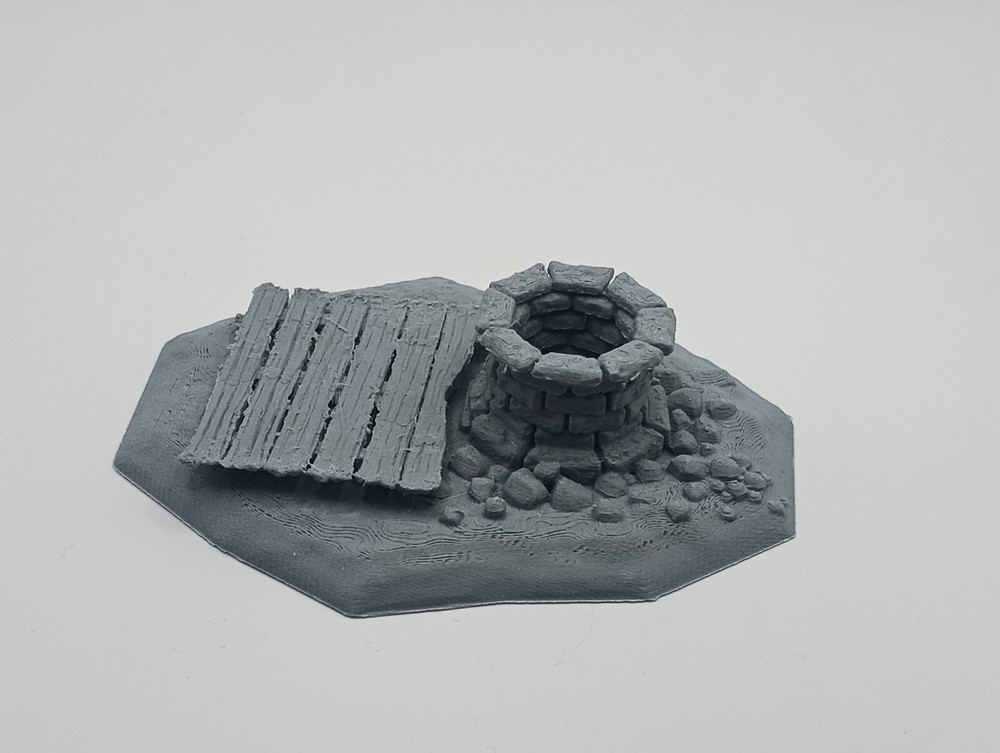 3D Printed Well #2 (28mm-32mm Scale)
