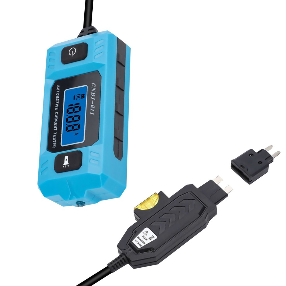 Portable Car Current Tester Meter 0.01A-19.99A Range for Electrical Diagnostics